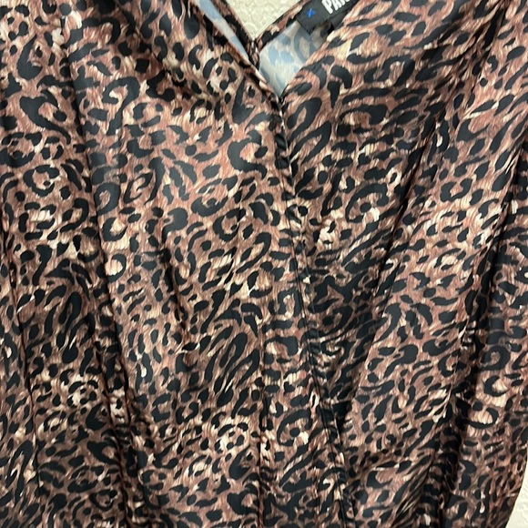 Paige Nadynne Animal Print Body Suit Sleeveless M - Picture 8 of 13